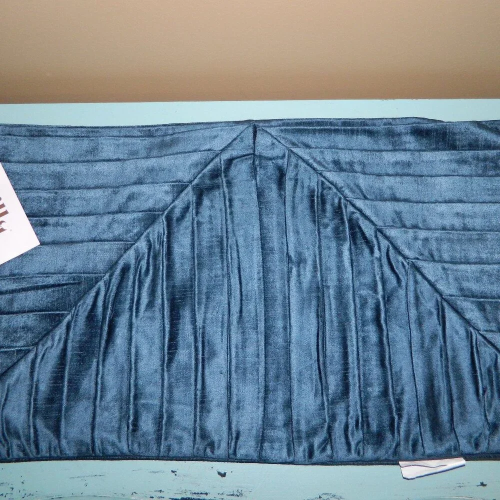 Plush Velvet Teal Accent Pillow Cover - Unbranded
